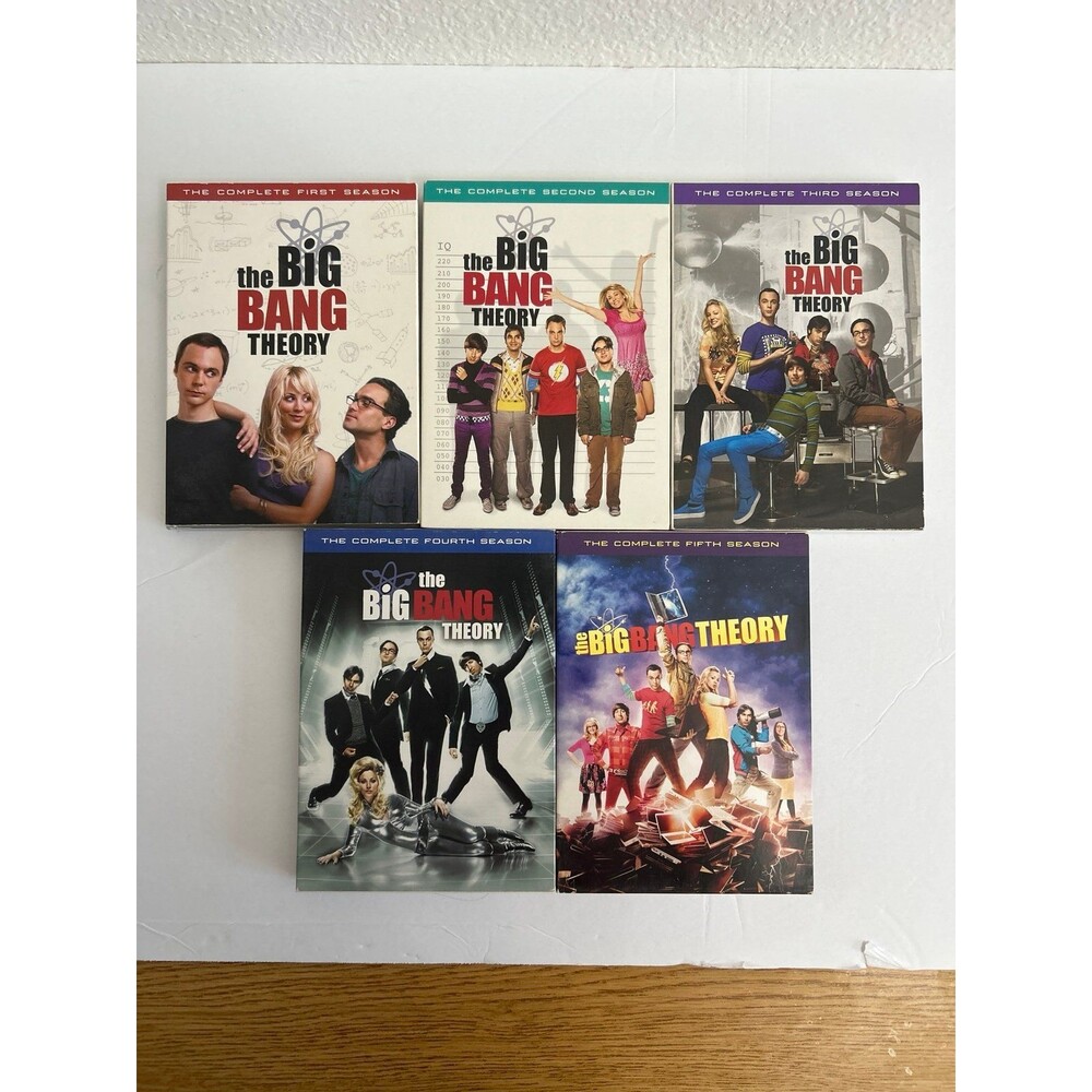 The Big Bang Theory Seasons 1-5 DVD Bundle - Complete Early Seasons Lot